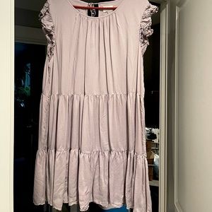 Aritzia Dress (Wilfred) - Purple Flowy Dress